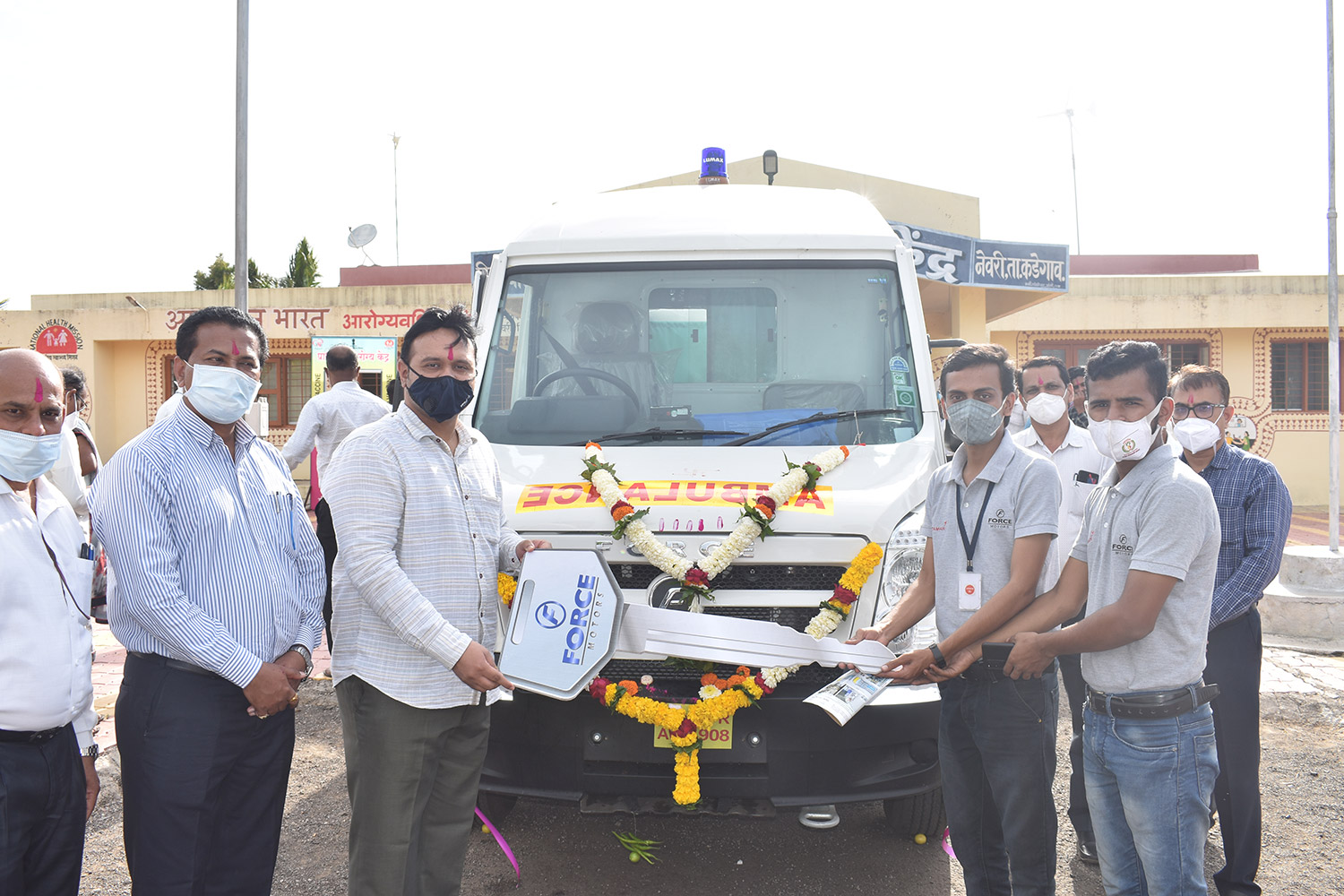 Providing Emergency Medical Services: Donation of Oxygen-Equipped Ambulance to Primary Health Centre, Nevari