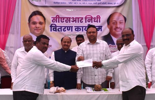 Improving School Infrastructure: Assisting Loknete Hanamantrao Patil Nivasi Mukhbadhir
Vidhyalaya, for constructing Playground compound.